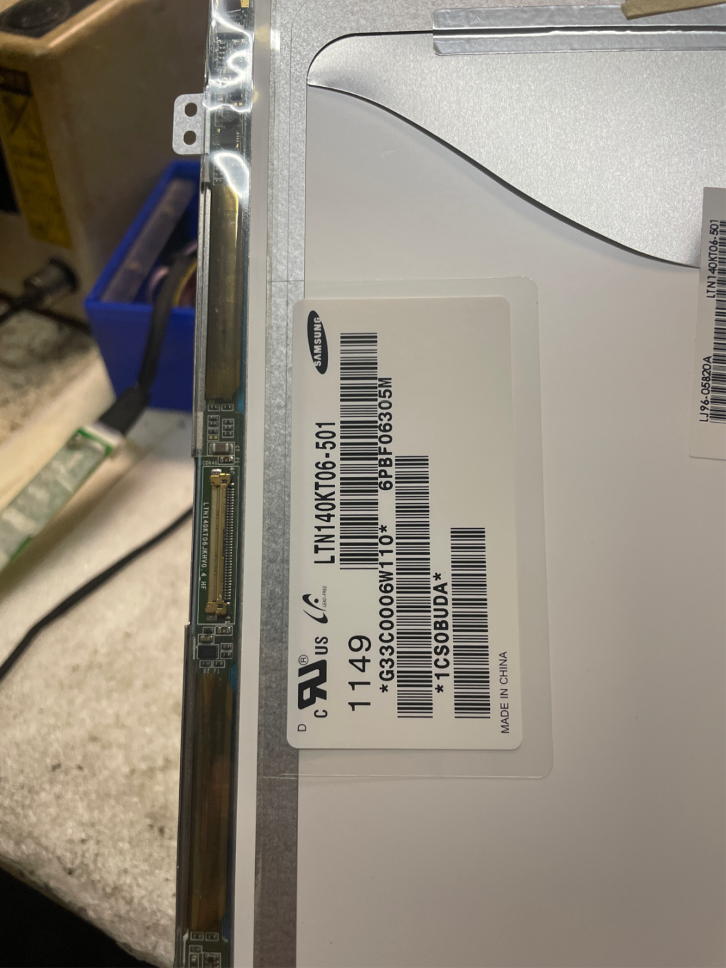 The new Samsung dedicated screen LTN140KT06-501 LTN140AT21-802