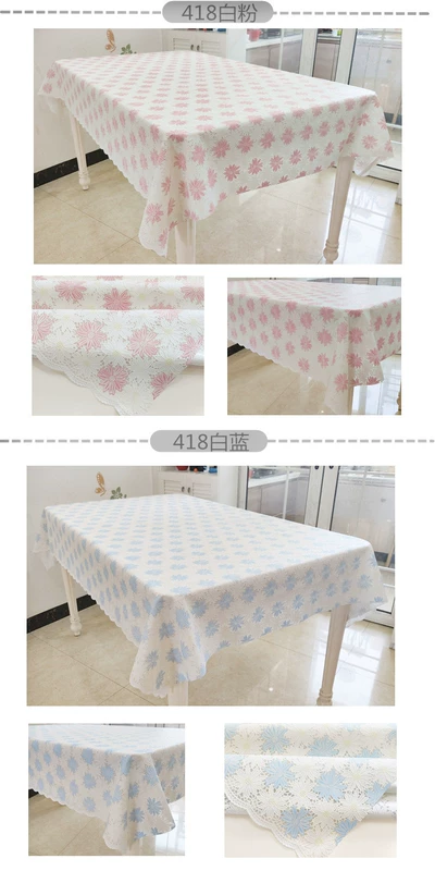 Bàn ăn PVC và khăn trải bàn không thấm nước TV tủ pad nhựa bàn cà phê pad tùy chỉnh in khăn trải bàn - TV