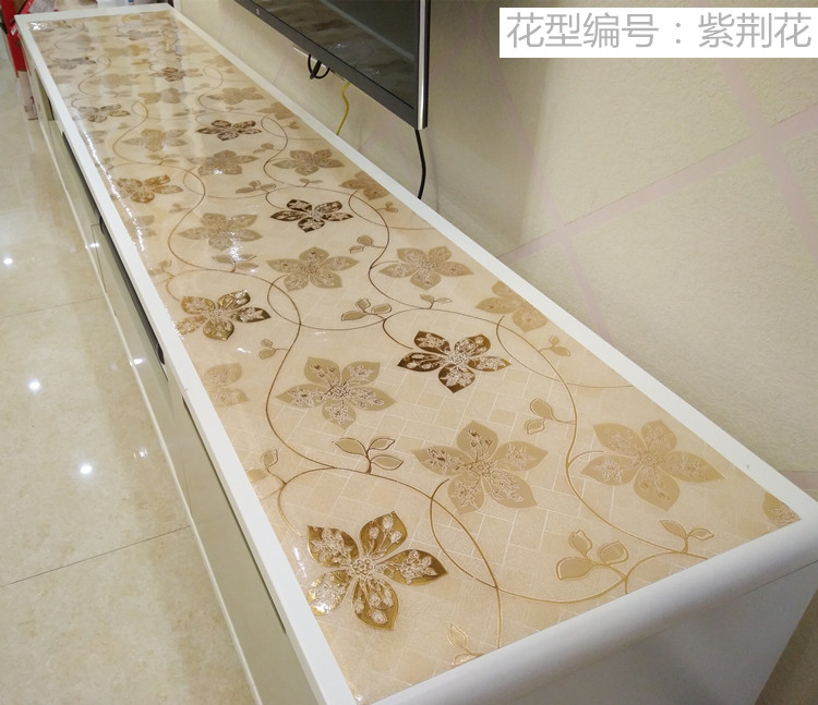 40cm rộng 50cm rộng mat tủ TV tủ TV kính mềm bàn cà phê vải không thấm nước chống nóng pad màu vải bảng - Khăn trải bàn khăn trải bàn kẻ caro