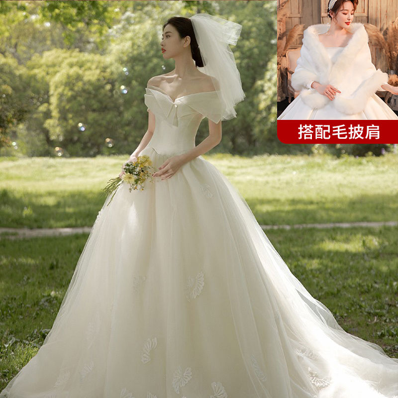 S+Ivory white+hair shawl   + $14.14 