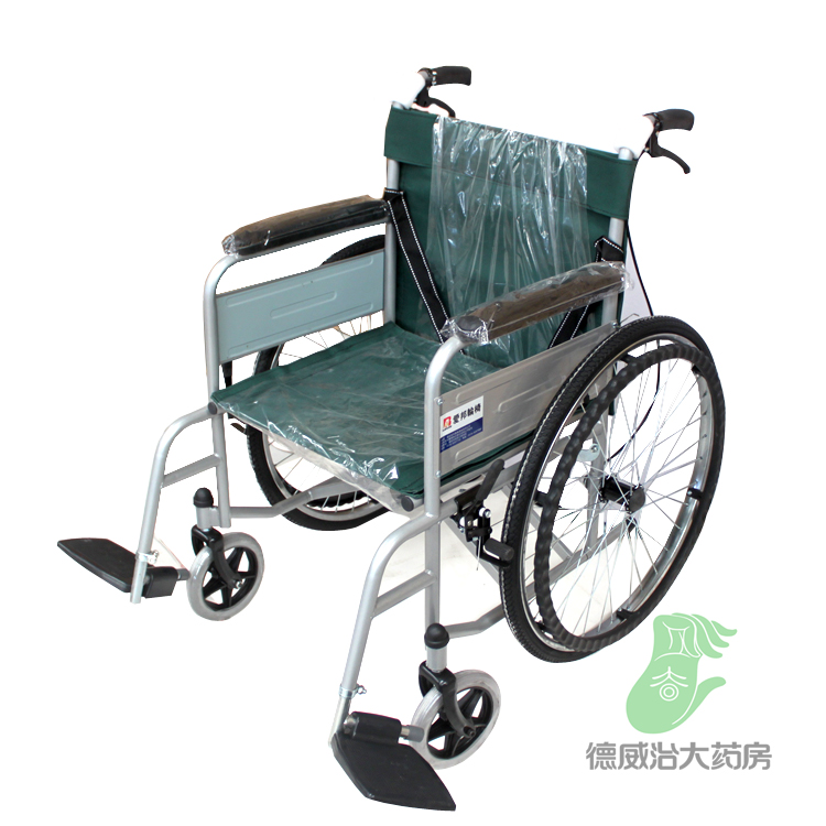 爱邦轮椅 AB-C19便携式轮椅车 可折叠 带手刹 方便助行 代步 ja