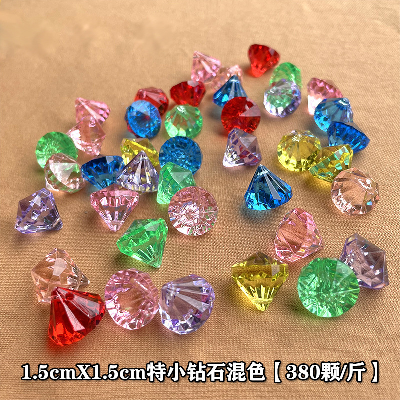 High-Quality Plastic Diamond Pendants, Colorful Handmade Jewelry Accessories, Door Curtain and Window Curtain Bead Strings, Weighted Pendants, Free Shipping, Bulk Packaging
