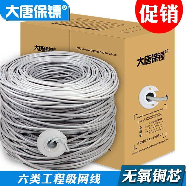 Datang bodyguard DT2906E six types of network cable gigabit pure oxygen-free copper computer monitoring twisted pair FCL 305M