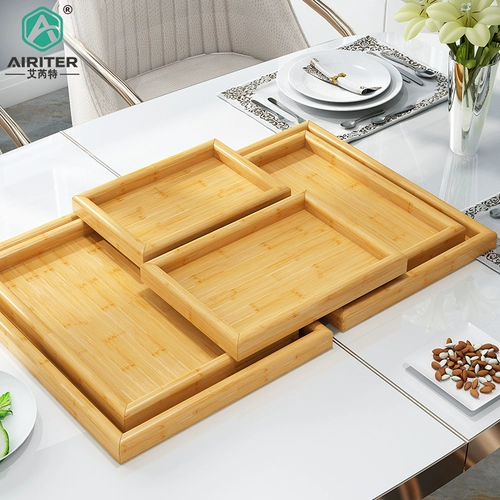 Японская прямоугольная деревянная чайная чашка для домашнего использования для гостиной