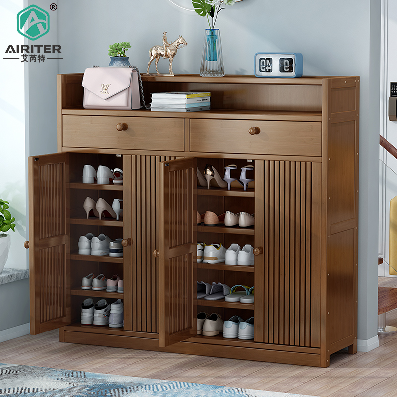 Shoe rack Easy doorway solid wood Shoe cabinet Home Bedrooms Home bedrooms Good-looking Containing God dust minimalist About modern Xuan Guan Cabinet