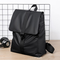 Casual backpack Waterproof college student school bag trend nylon cloth large capacity simple travel business computer backpack