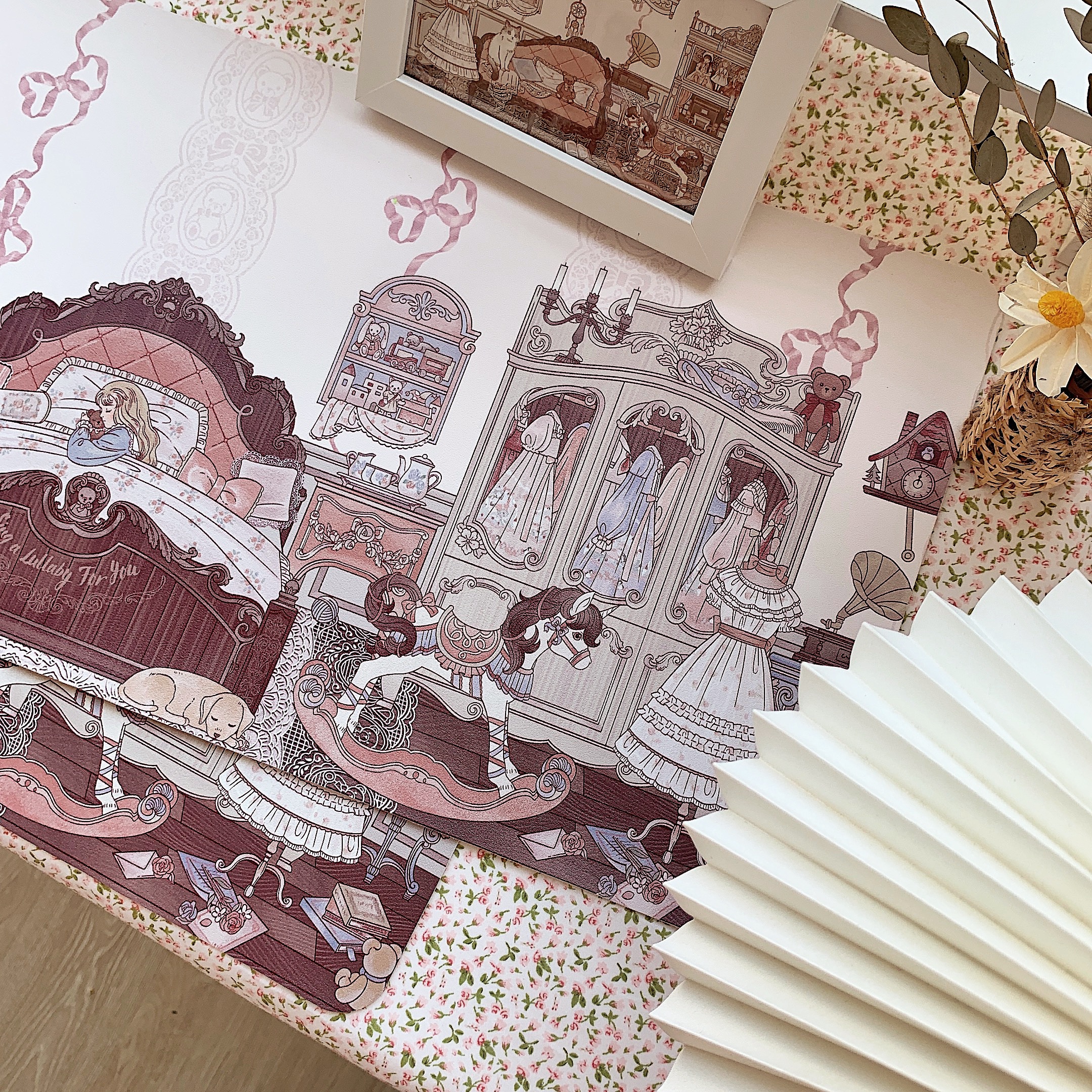 Lulla Elegant girl original learning office anti-skid student computer tablegame PU large mouse tablemat