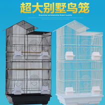 Xuanfeng small sun parrot double fine iron breeding cage large bird cage starling cage large metal peony wren cage