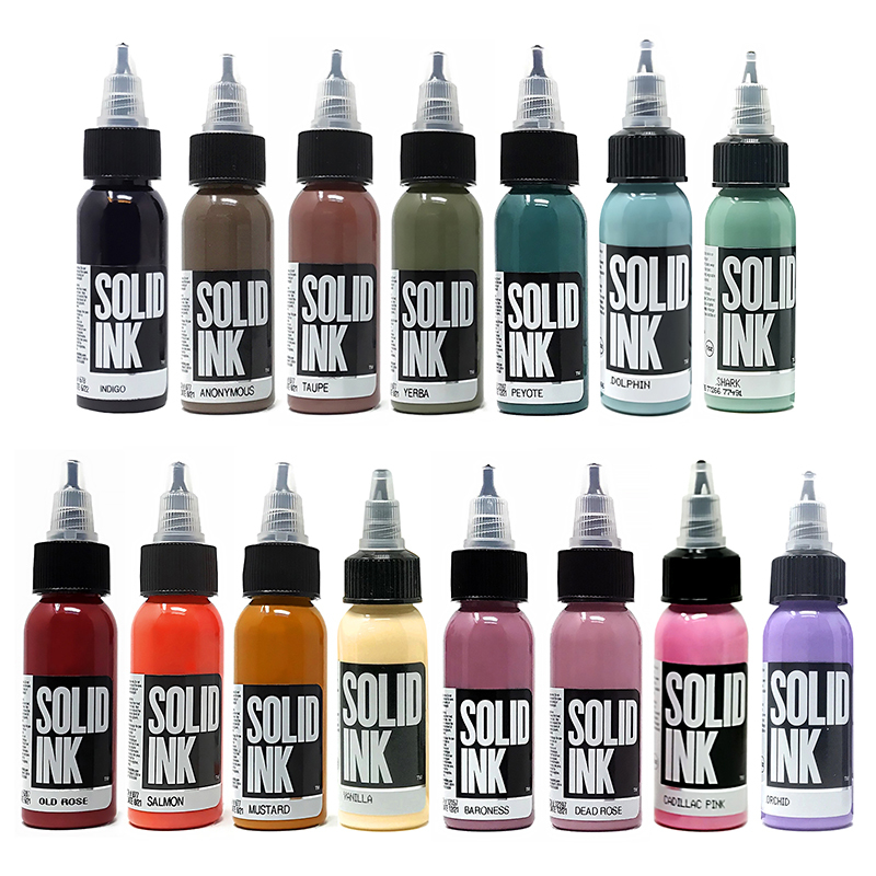 Imported Jinzun Solid Ink Tattoo Pigment Colorful Ink Professional Tattoo Supplies Dye Color Series Imported Jinzun Solid Ink Tattoo Pigment Colorful Ink Professional Tattoo Supplies Dye Color Series