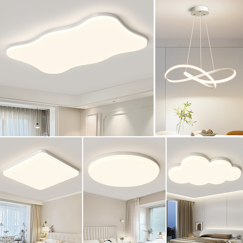 Modern Minimalist Living Room Main Light 2026 New Model Elegant Ultra-Thin Minimalist Ceiling Light Cream Style Zhongshan Lighting Fixtures for the Whole House
