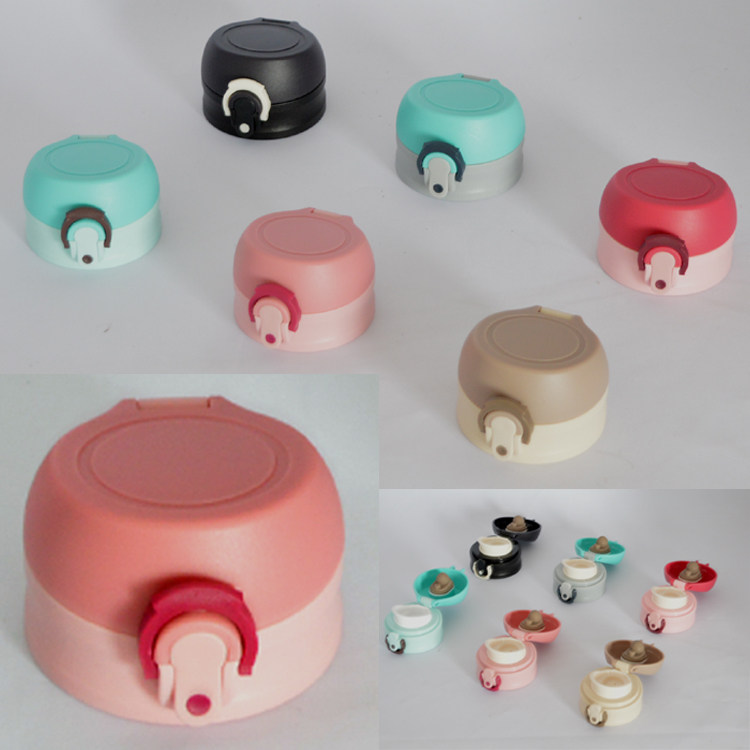 Rich Light Insulation Cup Lid With Hand Bounce Gate Beauty Glass Cover Accessories Switch Cup Opening Universal Insulation Cup Lid