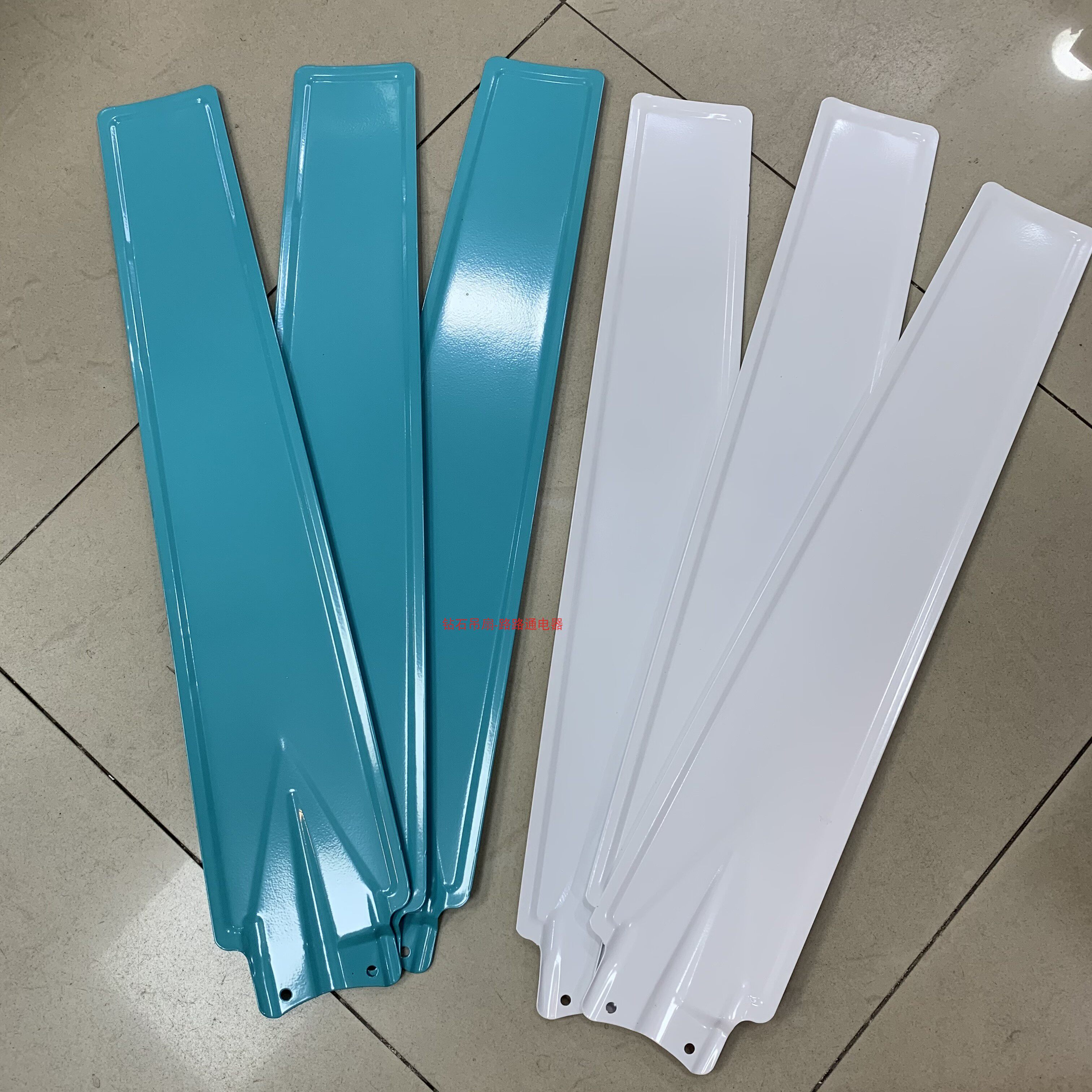 Потолочный вентилятор 钻石美的艾美特长城吊扇白色铁扇叶1400-56叶片铁制3片/绿色吊扇