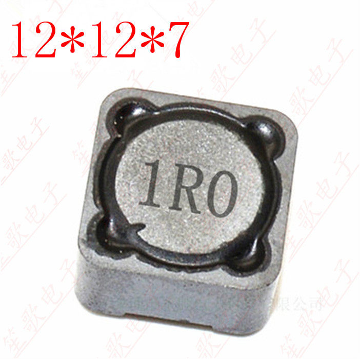 Patch power inductance CDRH127R 1UH printed word 1R0 ± 20% 12 12 12 * 7mm shielded inductance