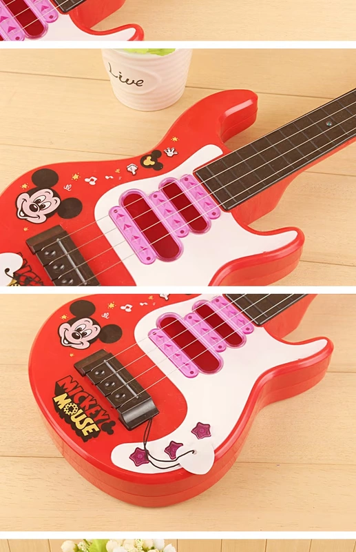 Mô phỏng guitar đồ chơi trẻ em có thể chơi câu đố âm nhạc giáo dục sớm bé nhạc cụ nhạc cụ đồ chơi đồ chơi âm nhạc cho bé