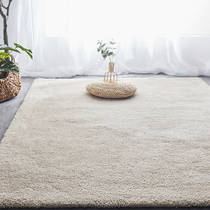 Nordic pure colour modern minimalist living-room linings full of carpet room sofa tea table blanket extensively customized