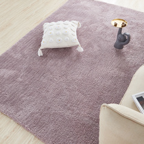Nordic Ins Wind Morandi Color Living-room Carpet Bedroom Room Pure Color Teenage Girl Tea Table Bedside Blanket Custom Mat