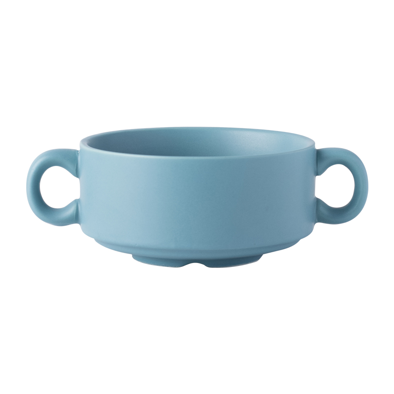 Ceramic ears baby bowl home see small bowl with children tableware double CPU for small bowl milkshake bowls of stew