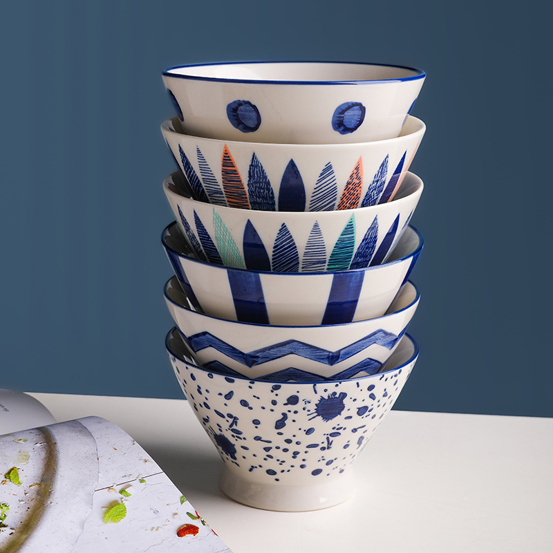 Use of individual creative household jobs move under the small Bowl of rice bowls glaze color good - & Bowl 4.5 inch ceramic Bowl