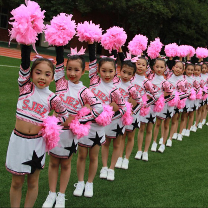 Cheerleader Costume Cheerleading football Baby Conqueror's bodysuit and costume group Competition Dance Costume Customize