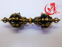 Bo Yuan Ge dharma hand-made pure copper nine-strand Vajra faucet Drop magic pestle Dorji Nepal Vajra pout