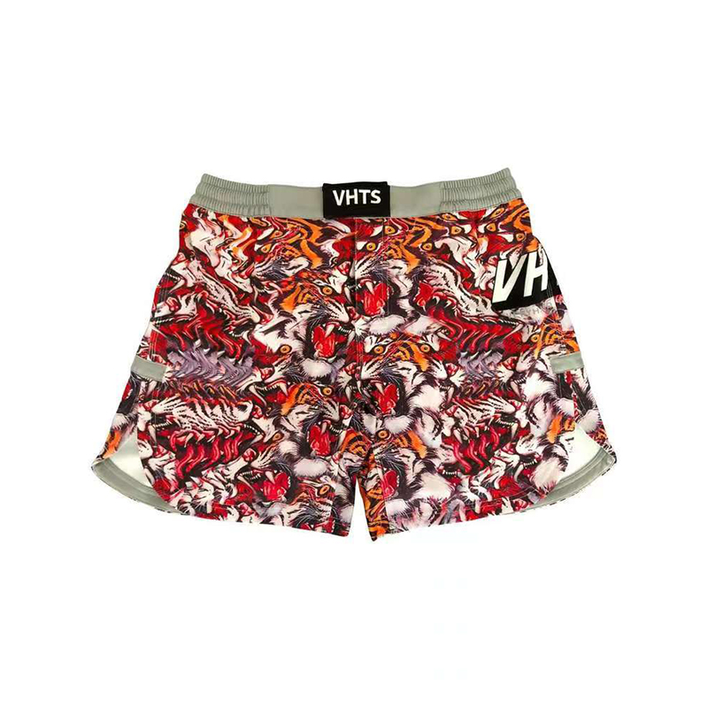 Spot VHTS Brazilian Jiu-Jitsu MMA tiger pattern standing fighting shorts