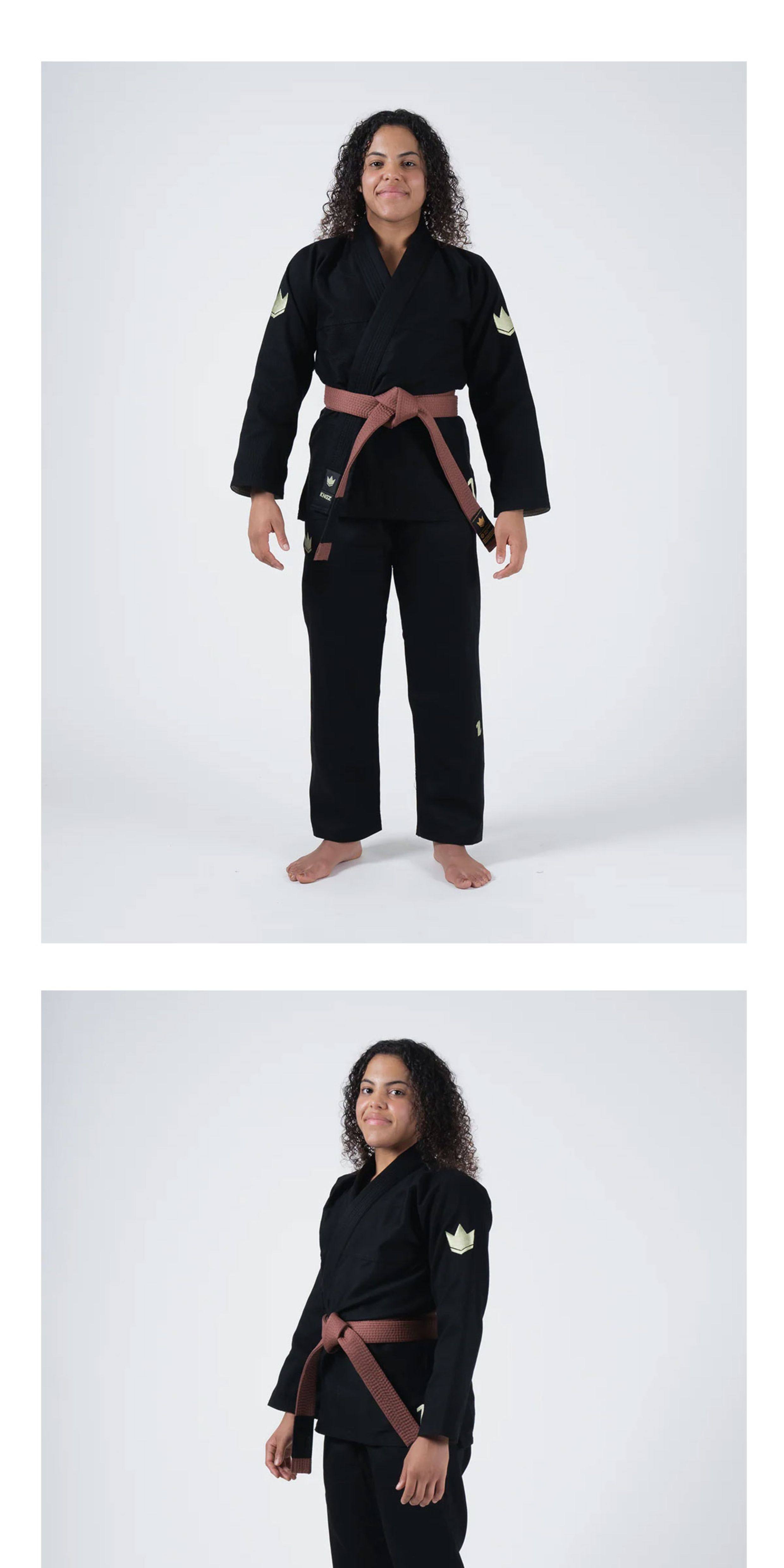 Форма для дзюдо kingz the one v2 women's 女款巴西柔术道服 黑白蓝 现货