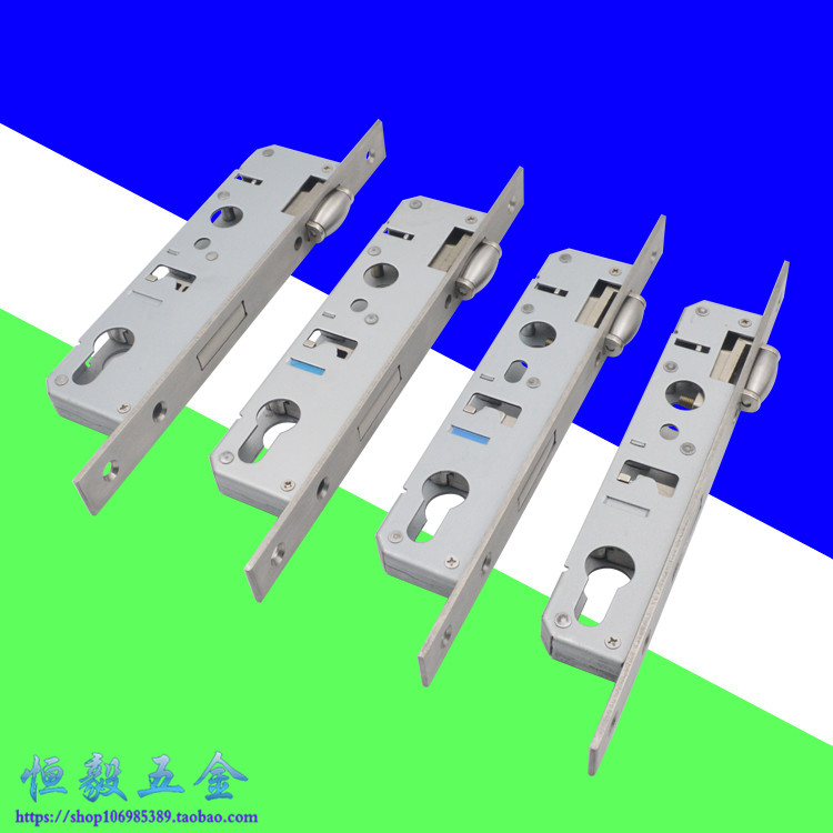 Aluminum alloy with frame door touch bead lock square tube ball bearing 85 lock body free door positioning bead door lock narrow frame glass door lock-Taobao