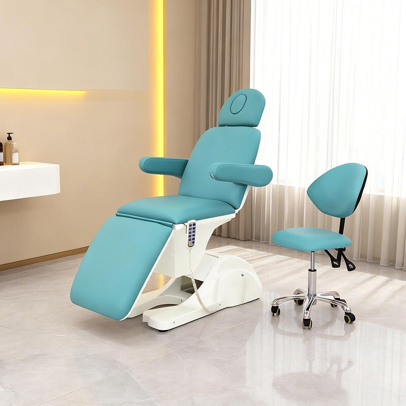 Electric Beauty Bed, Tattoo and Embroidery Bed, Adjustable Beauty Salon Special Bed, Dentist Dental Bed, Foldable Medical Beauty Ear Cleaning Bed