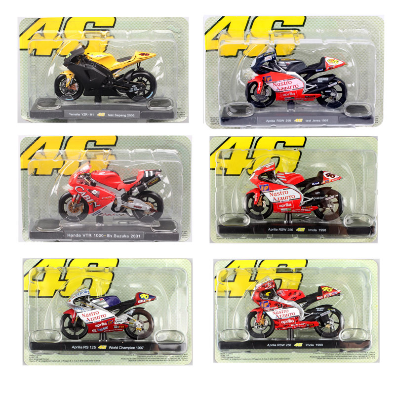 1:18 No. 46 Yamaha Cagiva Honda Aprilia Motogp Motorcycle Rossi Model Leo 1:18 No. 46 Yamaha Cagiva Honda Aprilia Motogp Motorcycle Rossi Model Leo