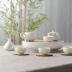 Suiyuan Nhật Bản Chaoshan Kungfu Bộ trà Trang chủ Khay trà sáng tạo Gốm sứ Bộ nhỏ Hiện đại Đơn giản nhẹ nhàng Trà đạo sang trọng - Trà sứ