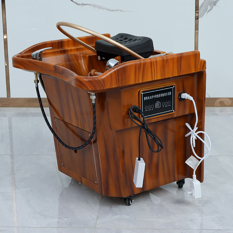 Beauty Hair Washing head Bed Rational Shop Special Head Therapy Traditional Chinese Medicine Hair Therapy shampoo Mobile head therapy basin with water cycle washing head bed