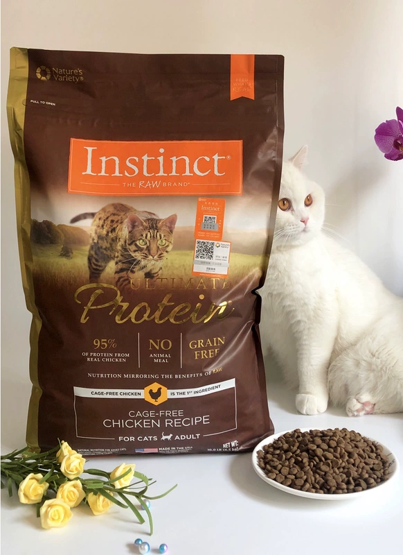 Spot Lifa Vàng tự nhiên Gabriel Cao Protein Gà Gà Thực phẩm Không Thịt Bột Tổng quát Thức ăn chính 10 lbs 4 lbs - Cat Staples Có nên trộn 2 loại hạt cho mèo