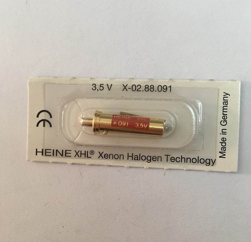 HEINE XHL#091 3 5V Focalux Indirect Spectacles bulb X-02 88091