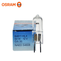 OSRAM 64611 HLX 12V50W G6 35 Optical Instrument Bulb NAED 54608 12V50W
