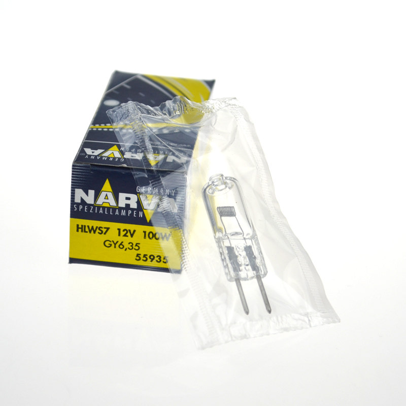 NARVA Germany Lihua 55935 halogen lamp HLWS7 GY6 35 12V100W optical microscope bulb
