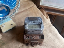 British Empire electricity meter and fire meter in the 1930s old electrical appliance collection