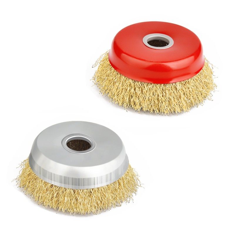 Wire Brush Wire Wheel Grinding Rust Removal Polishing Tool Angle Grinder Electric Bowl-Shaped Steel Brush Tool Grinding Wheel 100