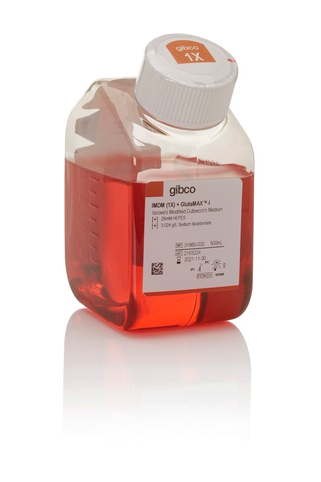 Gibco/IMDM，GlutaMAX培养基/31980030/500ml