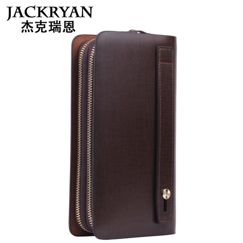 Сумка с петлей на руку с молнией, маленькая сумка клатч, кожаный бумажник, из натуральной кожи