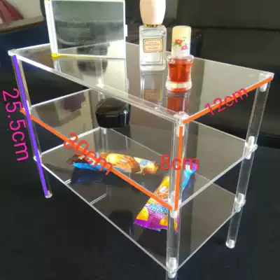 Acrylic multifunctional three-layer Shelf booth model display rack cosmetics display rack model multi-layer Booth
