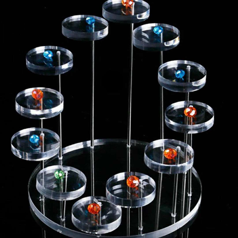 Feicheng Bo Exhibition jewelry display rack Diamond ring bracelet ornaments booth hand-made toys multi-layer display rack Acrylic transparent