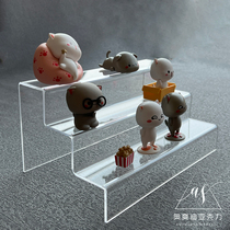 Brand new transparent multilayer paparazzi display sea thief king Q version model swing piece acrylic cosmetic containing placing shelf