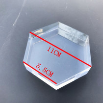 Acrylic Crystal Tetris Fashion Ornament Swing Piece Jewelry Show high pervious crystal base organic glass