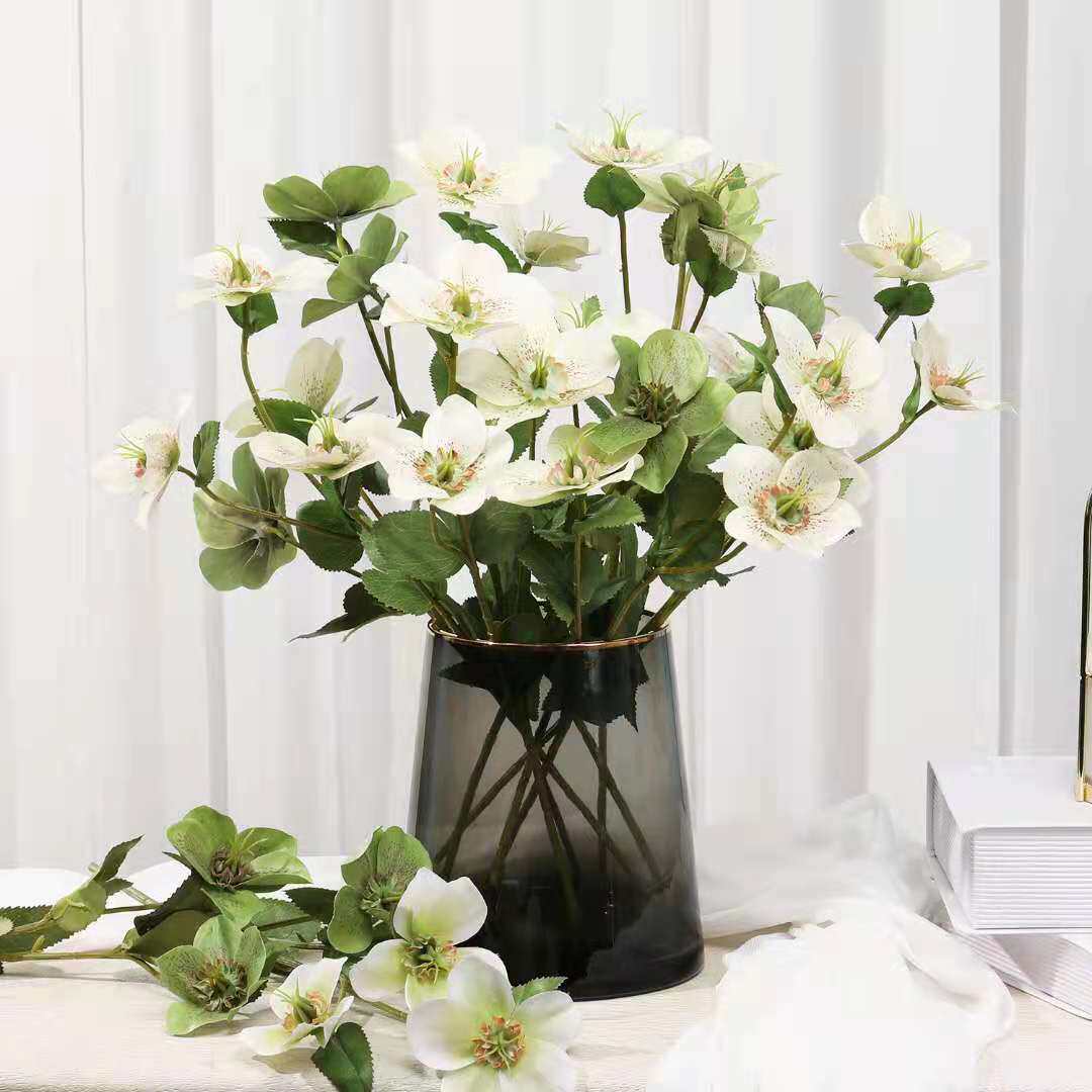Modern minimalist European-style dining table living room floral decoration ornaments simulation flowers fake silk flowers fake flowers simulation flower decoration