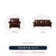 Mỹ da bò da sofa sofa da sống nội thất phòng ba vỏ ghế sofa da sáp dầu retro - Ghế sô pha bộ ghế sofa nhỏ