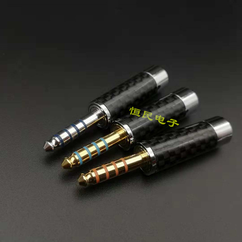 Carbon fiber Furutech ancient river 7445R 5 pole section 4 4mm SONY Sony balanced headphone plug