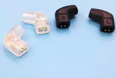 Taiwan QDC no positioning slot edge new UE18 UM 0 78 headphone plug small black clip DIY accessories