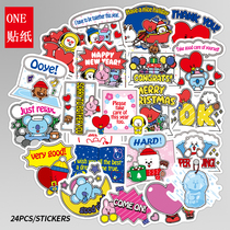 Halloween Stickers Creative Cartoon Christmas Stickers Window Decoration Glass Suitcase Mobile Phone Notebook Stickers