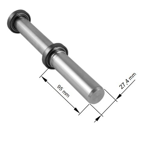 Aluminium alloy shaft core Ducaddi for heavy locomotive single rocker frame in frame