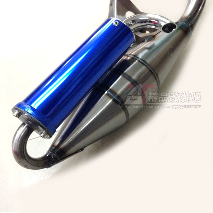 JOG50 2 3 4 thế hệ ZR 5 thế hệ JOG90 Ấn Độ King buồm sửa đổi ống xả bằng thép không gỉ V8 - Ống xả xe máy ống bô xe máy